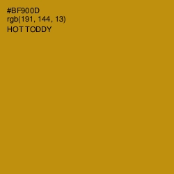 #BF900D - Hot Toddy Color Image