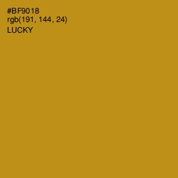 #BF9018 - Lucky Color Image