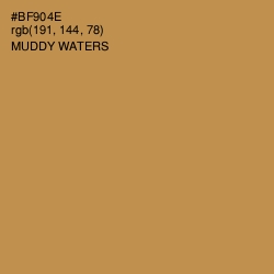 #BF904E - Muddy Waters Color Image