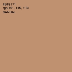 #BF9171 - Sandal Color Image