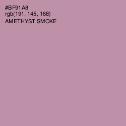 #BF91A8 - Amethyst Smoke Color Image