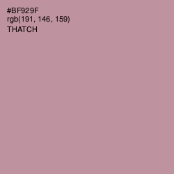 #BF929F - Thatch Color Image