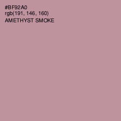 #BF92A0 - Amethyst Smoke Color Image