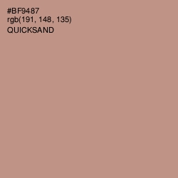 #BF9487 - Quicksand Color Image