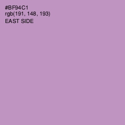 #BF94C1 - East Side Color Image