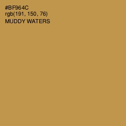 #BF964C - Muddy Waters Color Image