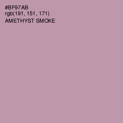 #BF97AB - Amethyst Smoke Color Image