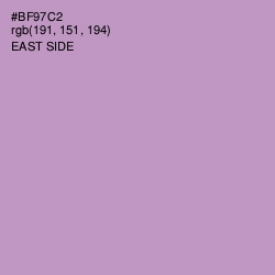 #BF97C2 - East Side Color Image