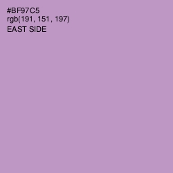 #BF97C5 - East Side Color Image