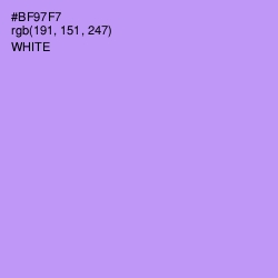 #BF97F7 - Dull Lavender Color Image
