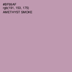 #BF99AF - Amethyst Smoke Color Image