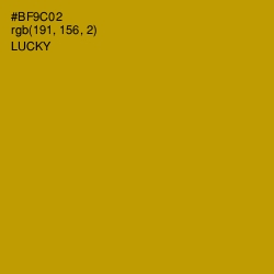 #BF9C02 - Lucky Color Image
