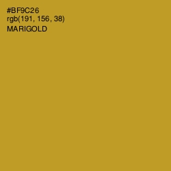 #BF9C26 - Marigold Color Image