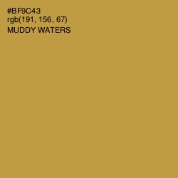 #BF9C43 - Muddy Waters Color Image