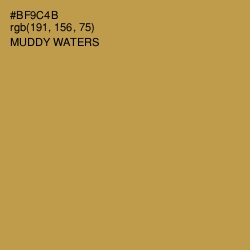 #BF9C4B - Muddy Waters Color Image