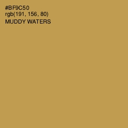 #BF9C50 - Muddy Waters Color Image