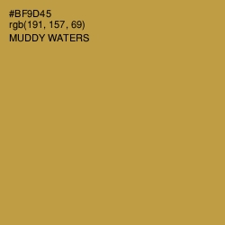 #BF9D45 - Muddy Waters Color Image