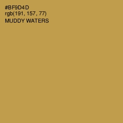 #BF9D4D - Muddy Waters Color Image