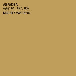 #BF9D5A - Muddy Waters Color Image