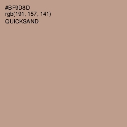 #BF9D8D - Quicksand Color Image