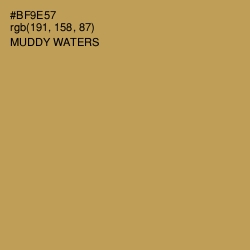 #BF9E57 - Muddy Waters Color Image
