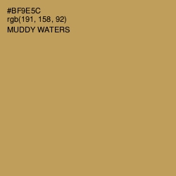 #BF9E5C - Muddy Waters Color Image