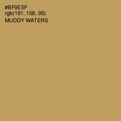 #BF9E5F - Muddy Waters Color Image