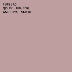 #BF9EA0 - Amethyst Smoke Color Image