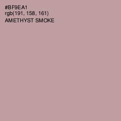 #BF9EA1 - Amethyst Smoke Color Image