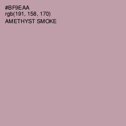 #BF9EAA - Amethyst Smoke Color Image