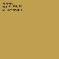 #BF9F50 - Muddy Waters Color Image