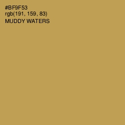 #BF9F53 - Muddy Waters Color Image