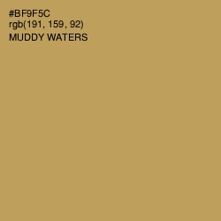 #BF9F5C - Muddy Waters Color Image