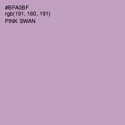 #BFA0BF - Pink Swan Color Image