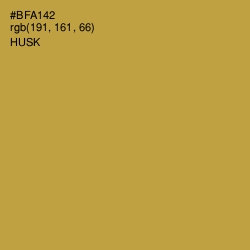 #BFA142 - Husk Color Image