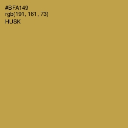 #BFA149 - Husk Color Image