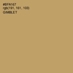 #BFA167 - Gimblet Color Image