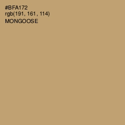 #BFA172 - Mongoose Color Image