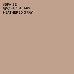 #BFA18E - Heathered Gray Color Image