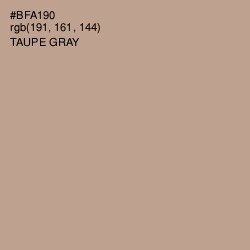 #BFA190 - Taupe Gray Color Image