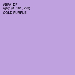 #BFA1DF - Cold Purple Color Image