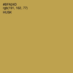 #BFA24D - Husk Color Image