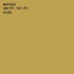 #BFA251 - Husk Color Image