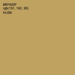 #BFA25F - Husk Color Image