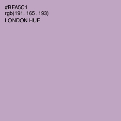 #BFA5C1 - London Hue Color Image