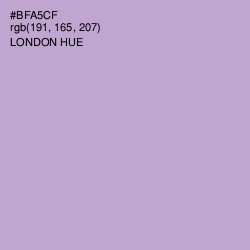 #BFA5CF - London Hue Color Image