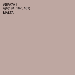 #BFA7A1 - Malta Color Image