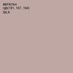 #BFA7A4 - Silk Color Image