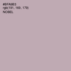 #BFA9B3 - Nobel Color Image