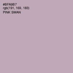 #BFA9B7 - Pink Swan Color Image